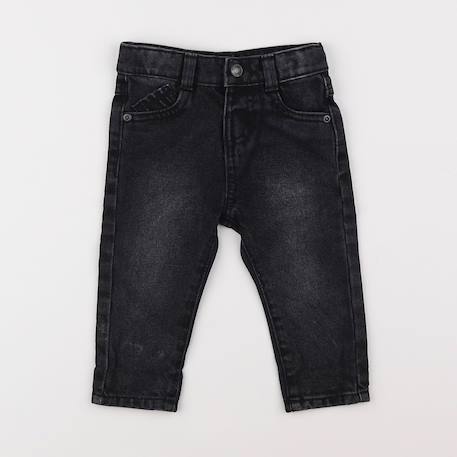 Jean - 9 mois Gris 1 - vertbaudet enfant 