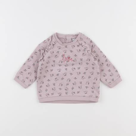 Sweat - 6 mois Rose 1 - vertbaudet enfant 