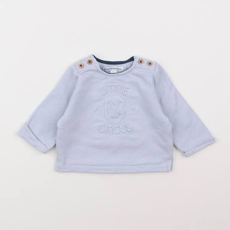Sweat - 3 mois Bleu 1 - vertbaudet enfant 