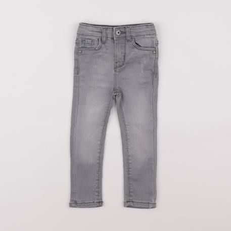 Jean - 2 ans Gris 1 - vertbaudet enfant 