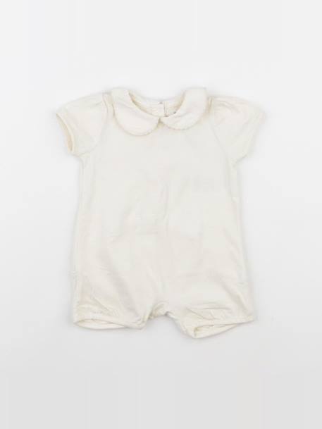 Combinaison - 6 mois Blanc 1 - vertbaudet enfant 