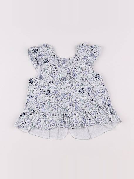 Blouse - 3 mois Blanc, vert 1 - vertbaudet enfant 