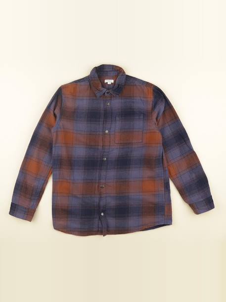 Chemise - 14 ans Bleu, marron 1 - vertbaudet enfant 