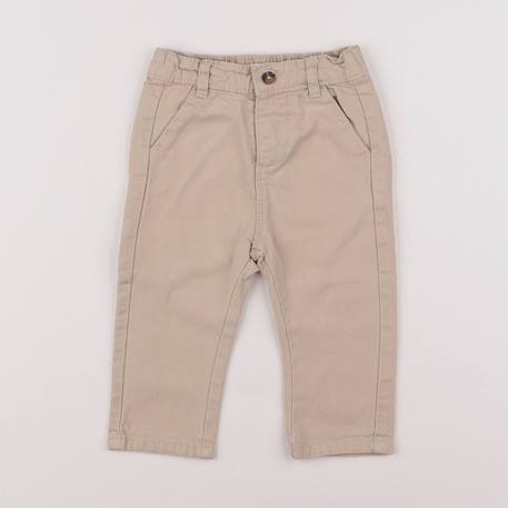 Jean - 12 mois Beige 1 - vertbaudet enfant 