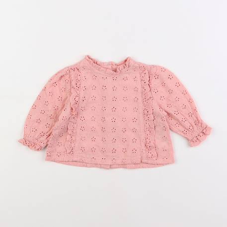Blouse - 6 mois Rose 1 - vertbaudet enfant 