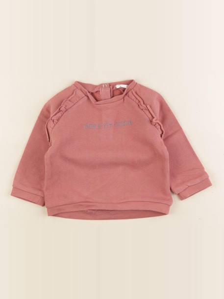 Sweat - 9 mois Rose 1 - vertbaudet enfant 