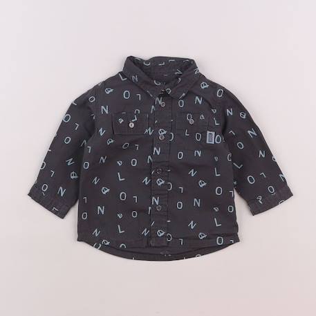 Chemise - 6 mois Gris 1 - vertbaudet enfant 