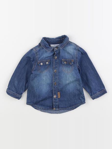 Chemise - 6 mois Bleu 1 - vertbaudet enfant 