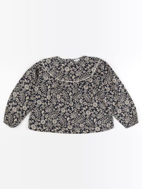 Blouse - 9 ans Beige, bleu 1 - vertbaudet enfant 
