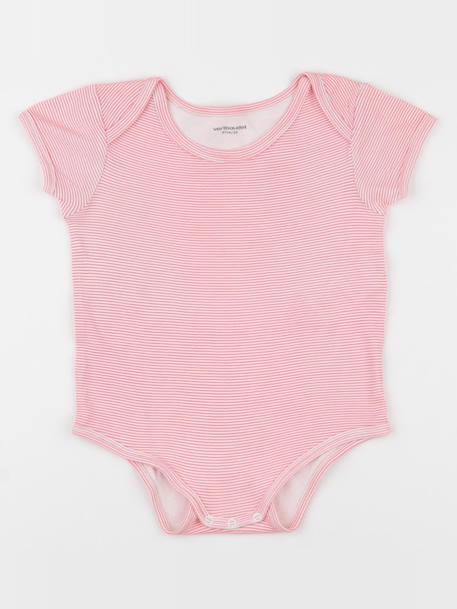 Body  fluo - 36 mois Blanc, rose 1 - vertbaudet enfant 