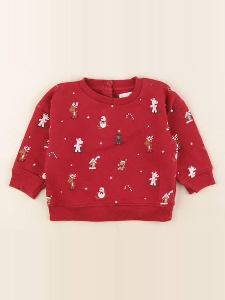 Sweat - 12 mois Rouge 1 - vertbaudet enfant 