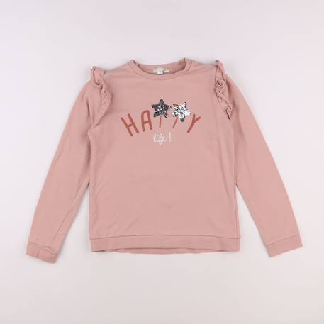 Sweat - 12 ans Rose 1 - vertbaudet enfant 