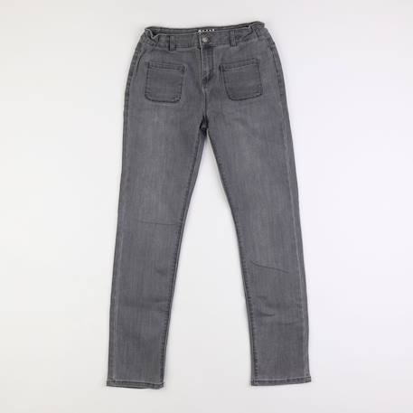 Jean - 12 ans Gris 1 - vertbaudet enfant 