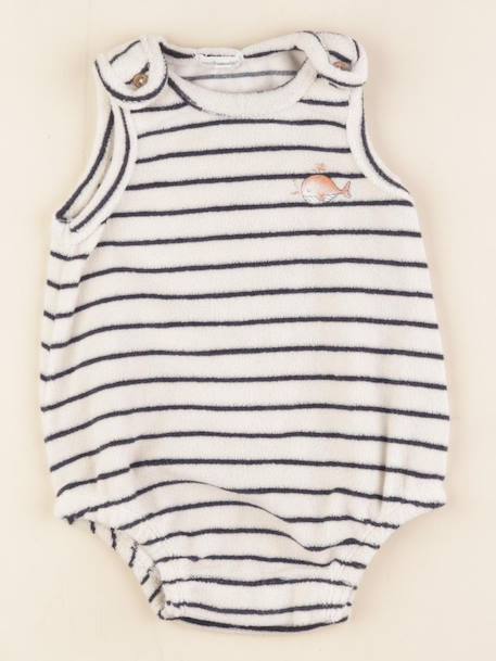 Combinaison - 6 mois Beige, bleu 1 - vertbaudet enfant 