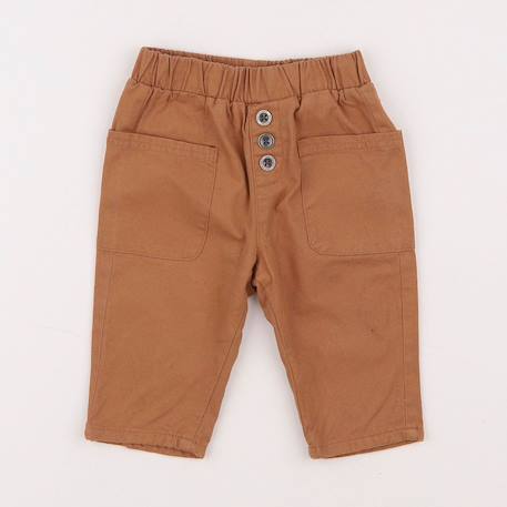 Pantalon - 6 mois Marron 1 - vertbaudet enfant 