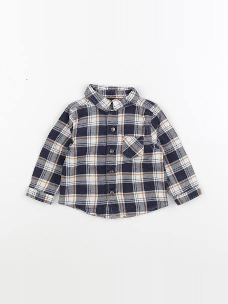 Chemise - 12 mois Bleu 1 - vertbaudet enfant 
