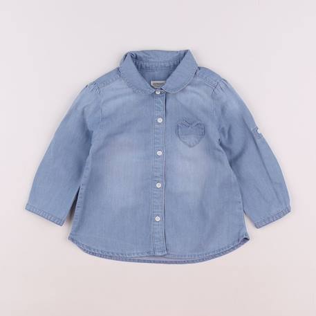 Chemise - 12 mois Bleu 1 - vertbaudet enfant 