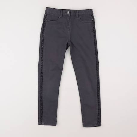Jean - 8 ans Gris 1 - vertbaudet enfant 