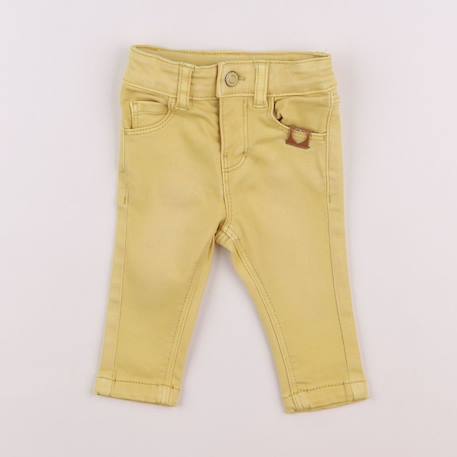 Jean - 3 mois Jaune 1 - vertbaudet enfant 
