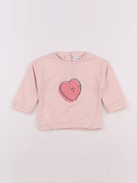 Sweat - 9 mois Rose 1 - vertbaudet enfant 