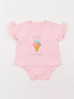 Seconde main-Fille-Body bébé-Body tee-shirt - 3 mois