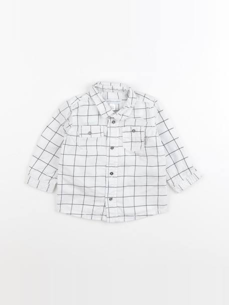 Chemise - 6 mois Blanc 1 - vertbaudet enfant 