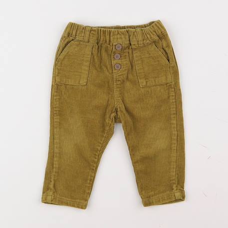Pantalon - 12 mois Jaune 1 - vertbaudet enfant 