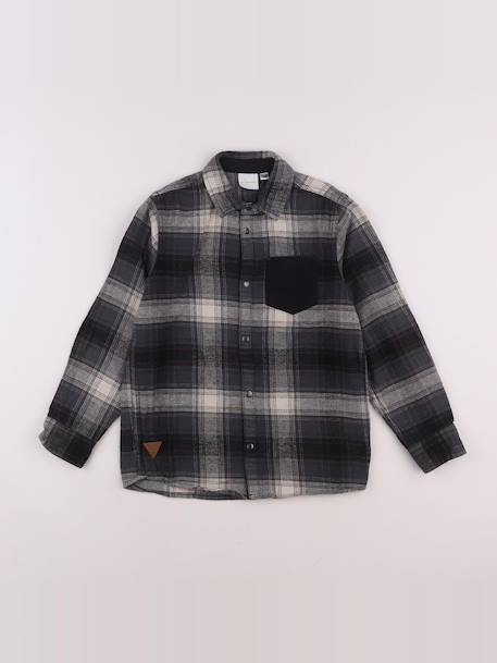 Chemise - 10 ans Beige, marron 1 - vertbaudet enfant 