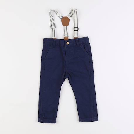 Pantalon - 6 mois Bleu 1 - vertbaudet enfant 