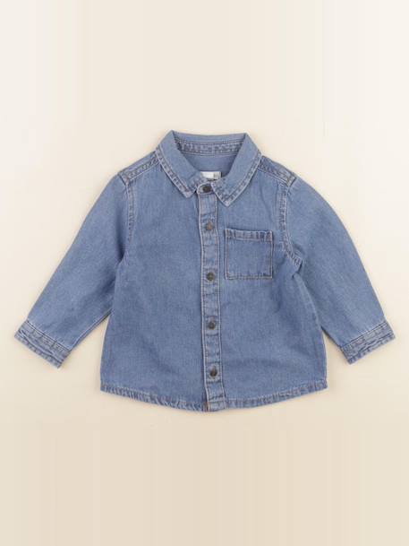 Chemise - 12 mois Bleu 1 - vertbaudet enfant 