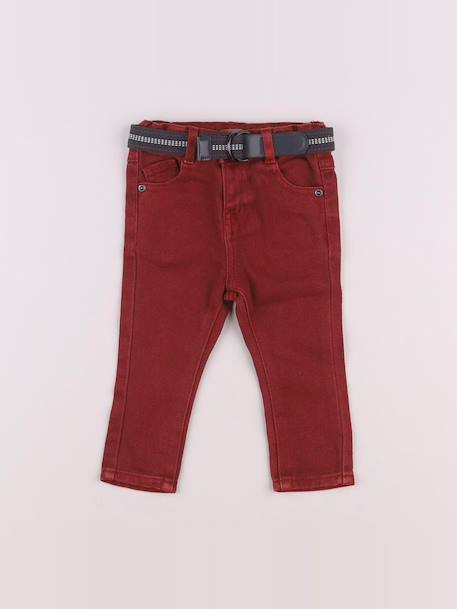 Jean - 6 mois Rouge 1 - vertbaudet enfant 