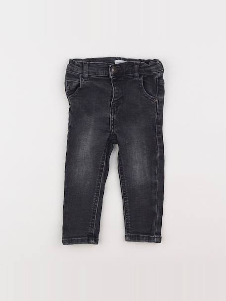 Jean - 9 mois Gris 1 - vertbaudet enfant 