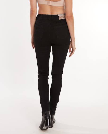 Jean de grossesse et post-partum slim sharon Brut+Noir 9 - vertbaudet enfant 