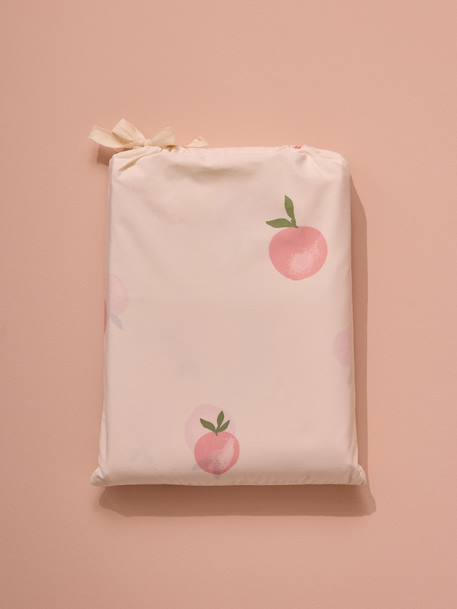 Housse de couette  percale de coton 'margareth' Rose 4 - vertbaudet enfant 