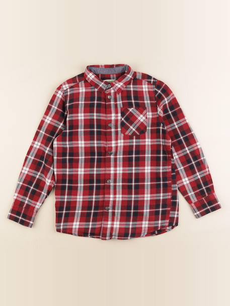 Chemise - 8 ans Rouge 1 - vertbaudet enfant 