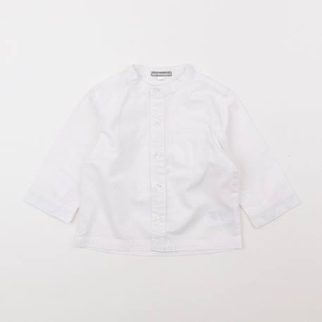 Chemise - 12 mois Blanc 1 - vertbaudet enfant 