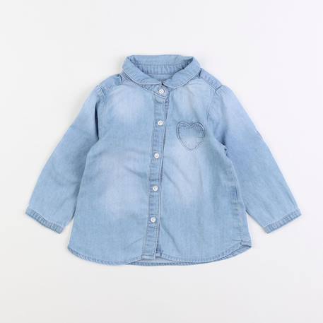 Chemise - 12 mois Bleu 1 - vertbaudet enfant 