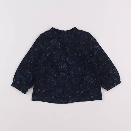 Blouse - 6 mois Bleu 1 - vertbaudet enfant 