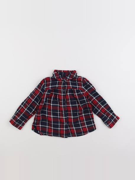 Blouse - 2 ans Bleu, rouge 1 - vertbaudet enfant 