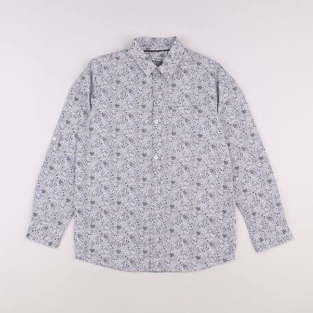Chemise - 12 ans Blanc, bleu 1 - vertbaudet enfant 