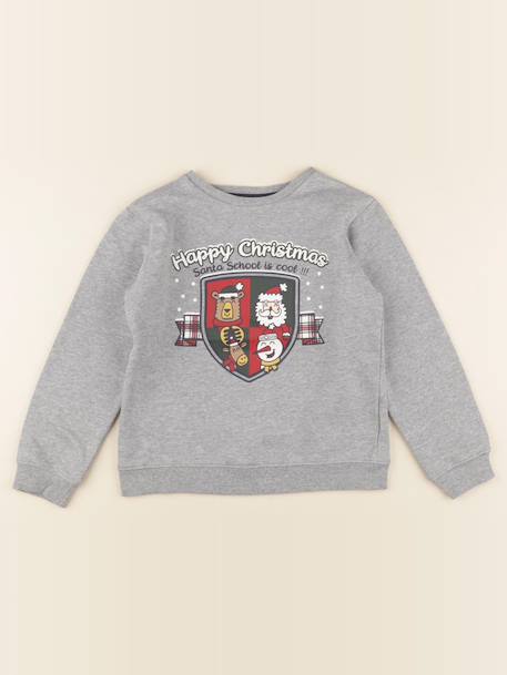 Sweat - 10 ans Gris 1 - vertbaudet enfant 