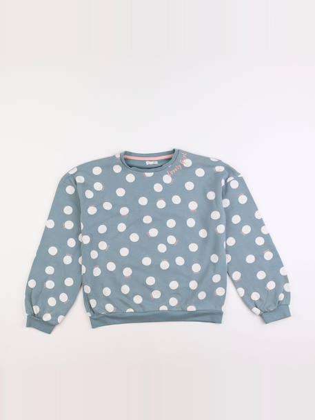 Sweat - 14 ans Bleu 1 - vertbaudet enfant 