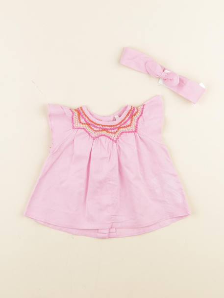 Blouse - 3 mois Rose 1 - vertbaudet enfant 