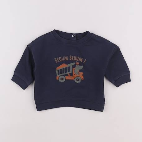 Sweat - 3 mois Bleu 1 - vertbaudet enfant 