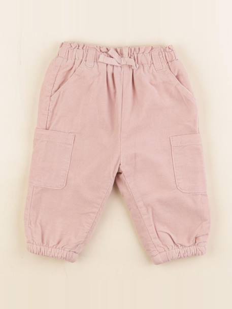 Pantalon doublé - 6 mois Rose 1 - vertbaudet enfant 