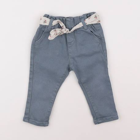 Pantalon - 9 mois Bleu 1 - vertbaudet enfant 