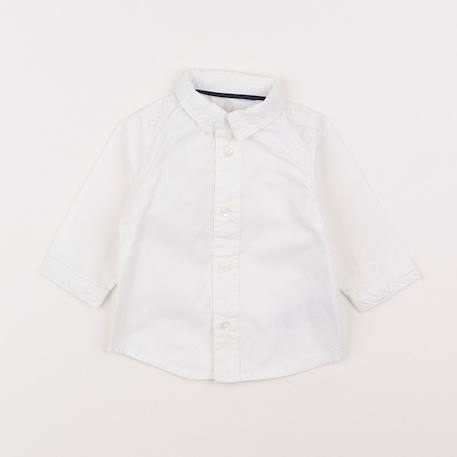 Chemise - 3 mois Blanc 1 - vertbaudet enfant 