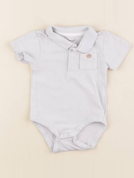 Body à col - 1 mois Bleu 1 - vertbaudet enfant 