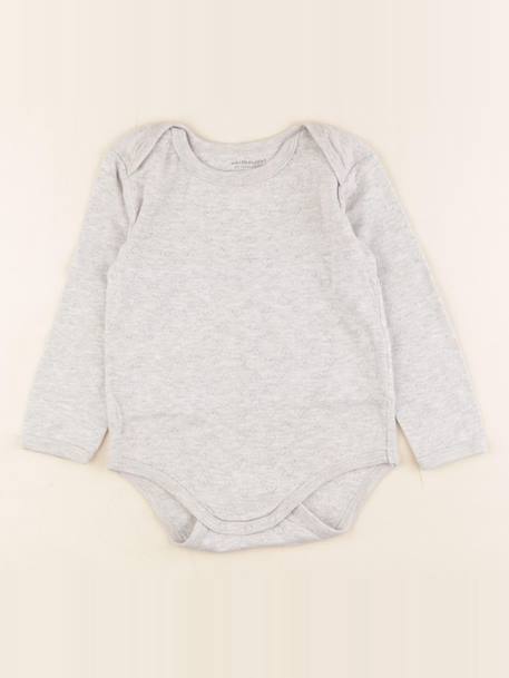 Body - 24 mois Gris 1 - vertbaudet enfant 