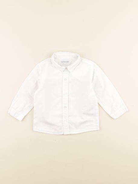 Chemise - 18 mois Blanc 1 - vertbaudet enfant 